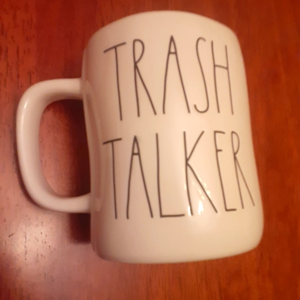 Rae Dunn White Trash Talker Mug